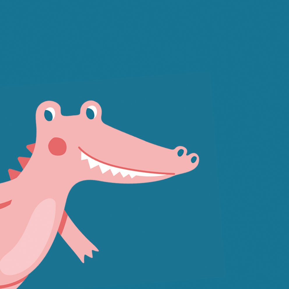 Kroki, das Rosa Krokodil