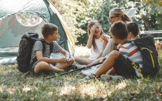 Campen mit Kindern